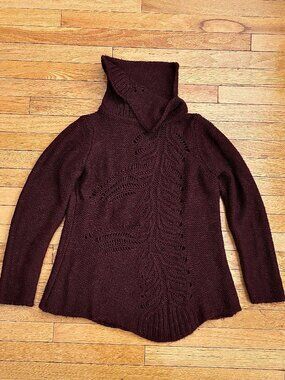 Moth Asymmetrical Filigree Sweater
